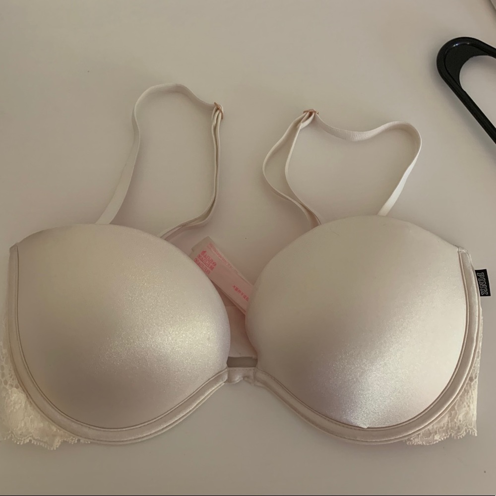 32D Convertible PINK Push Up Bra